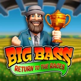 Official Slots logo: Big Bass Return to the Races by Pragmatic Play at Spinaura Casino