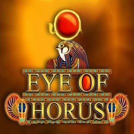 Eye of Horus logo by RTG (Reel Time Gaming) at Spinaura Casino