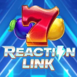 Reaction Link slot logo by Playtech at Spinaura Casino