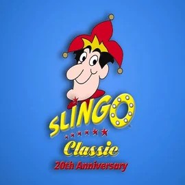Slingo Classic 20th Anniversary logo by Slingo at Spinaura Casino
